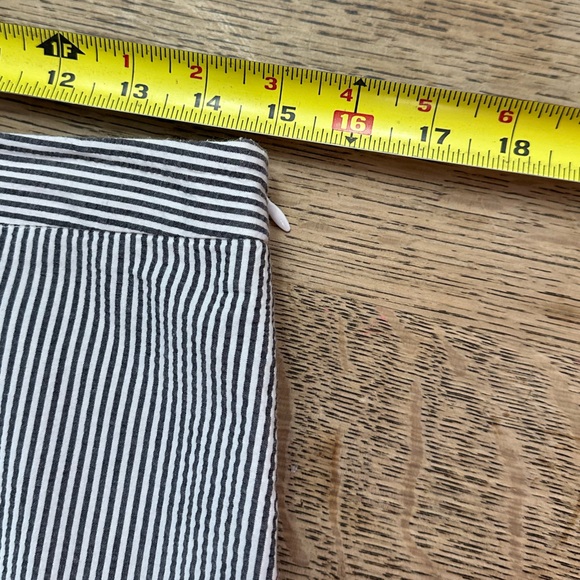 Banana Republic Striped Seersucker High Low Ruffle Hem Lined Midi Skirt size 6 - Picture 12 of 16